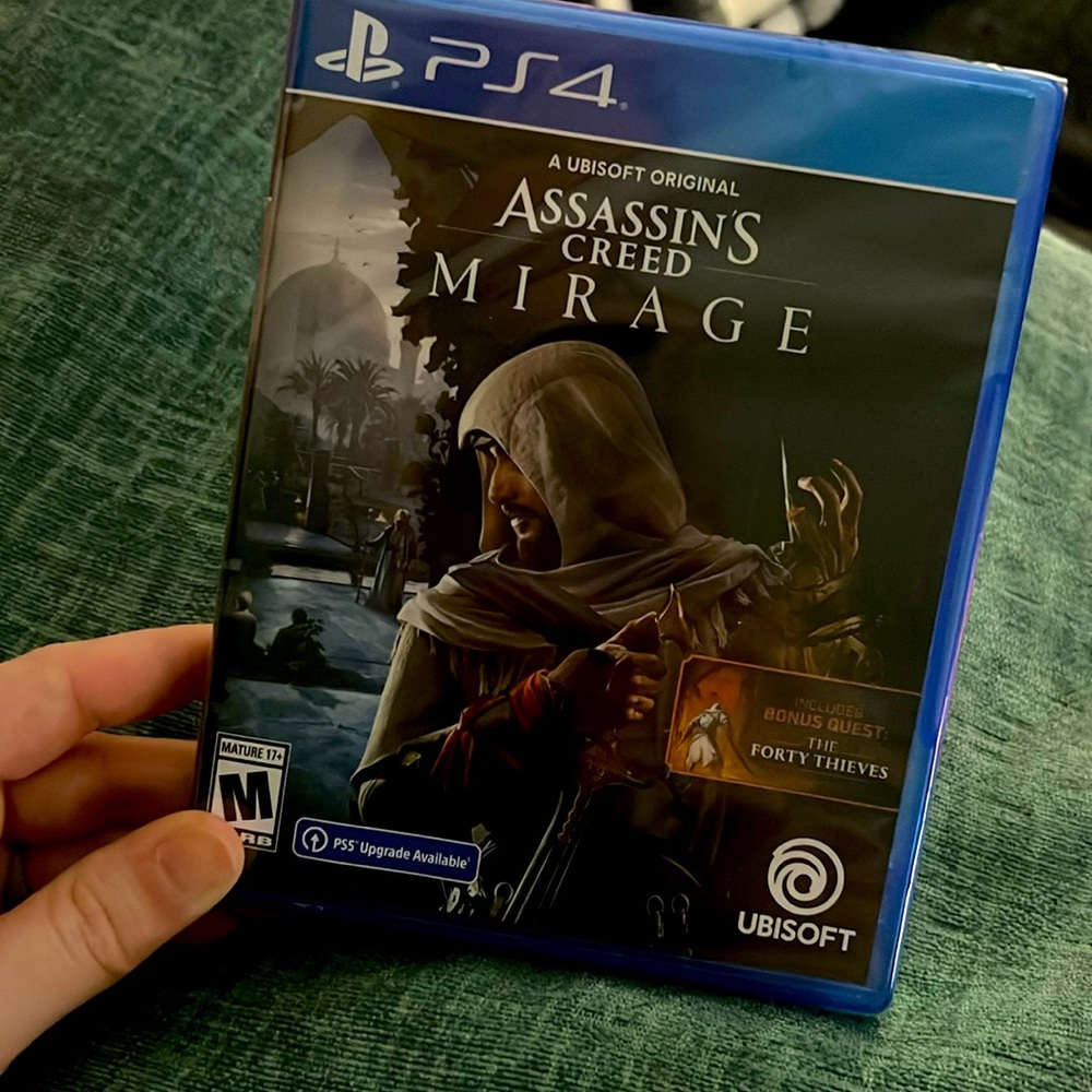 Brand new unopened AssasinsCreed Mirage for PS4